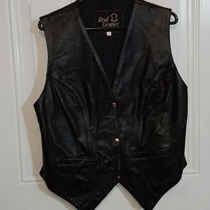 Leather vest
